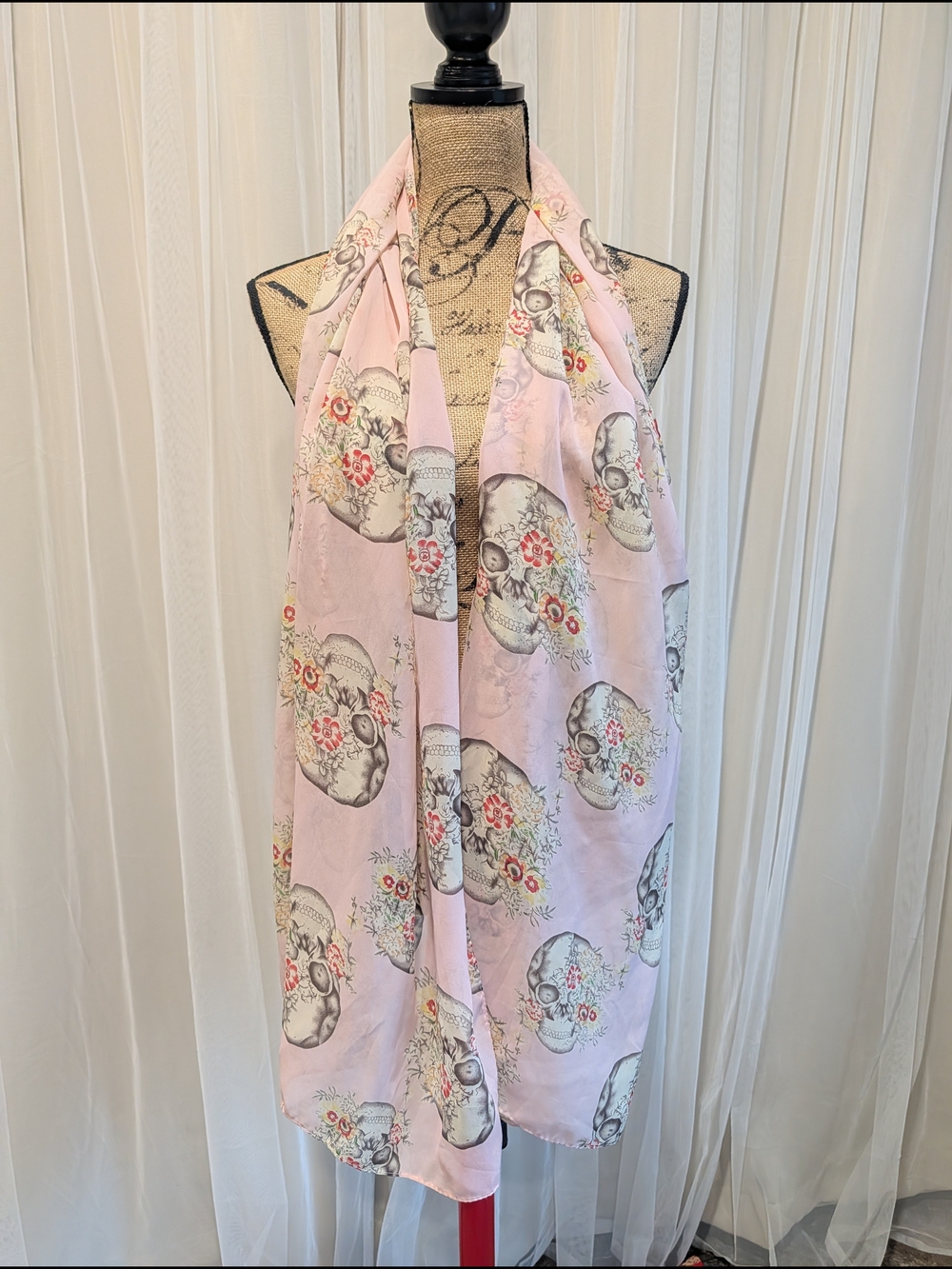 Floral Skull Scarf